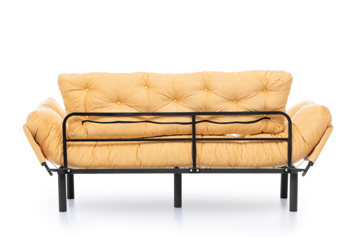Atelier Del Sofa Nitta Triple - Sofá cama de 3 plazas, Mostaza